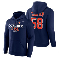 Houston Astros Hunter Brown Navy 2022 AL West Division Champions Hoodie
