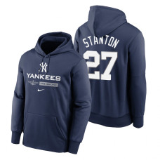 New York Yankees Giancarlo Stanton Navy 2022 Postseason Dugout Hoodie