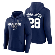 New York Yankees Josh Donaldson Navy 2022 Postseason Locker Room Hoodie