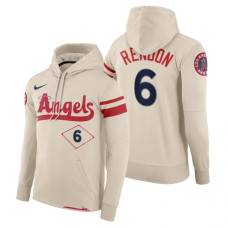 Los Angeles Angels Anthony Rendon Cream 2022 City Connect Hoodie