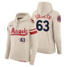 Los Angeles Angels Chase Silseth Cream 2022 City Connect Hoodie