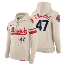 Los Angeles Angels Griffin Canning Cream 2022 City Connect Hoodie