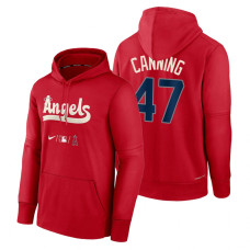 Los Angeles Angels Griffin Canning Red 2022 City Connect Therma Hoodie