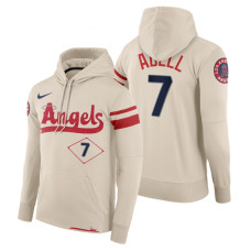Los Angeles Angels Jo Adell Cream 2022 City Connect Hoodie
