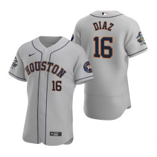Houston Astros Aledmys Diaz Gray 2022 World Series Authentic Jersey