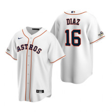 Aledmys Diaz Houston Astros White 2022 Postseason Replica Jersey