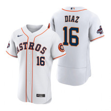 Houston Astros Aledmys Diaz White 2022 World Series Champions Authentic Jersey