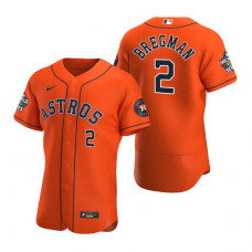 Houston Astros Alex Bregman Orange 2022 World Series Authentic Jersey