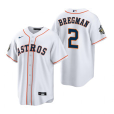 Houston Astros Alex Bregman White 2022 World Series Replica Jersey
