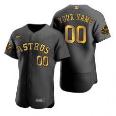 Houston Astros Custom Authentic Black 2022 MLB All-Star Game Jersey