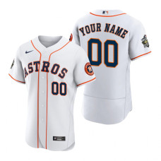 Houston Astros Custom White 2022 World Series Authentic Jersey
