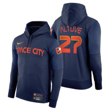 Houston Astros Jose Altuve Navy 2022 City Connect Pullover Hoodie