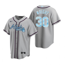 Atlanta Braves Kyle Wright Gray 2022 Father's Day Replica Jersey
