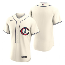 Men's Chicago Cubs Cream 2022 Field of Dreams Authentic Jersey