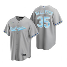 Los Angeles Dodgers Cody Bellinger Gift Replica Gray 2022 Father's Day Jersey