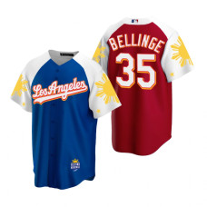 Los Angeles Dodgers Cody Bellinger Royal Red 2022 Filipino Heritage Night Jersey