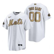 New York Mets Custom White 2022 MLB All-Star Game Replica Jersey
