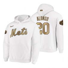 New York Mets Pete Alonso White 2022 MLB All-Star Game Hoodie