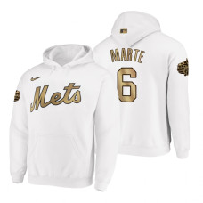 New York Mets Starling Marte White 2022 MLB All-Star Game Hoodie