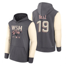Washington Nationals Josh Bell Gray 2022 City Connect Therma Hoodie