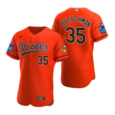 Baltimore Orioles Adley Rutschman Authentic Orange 2022 Little League Classic Jersey
