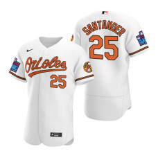 Baltimore Orioles Anthony Santander Authentic White 2022 Little League Classic Jersey