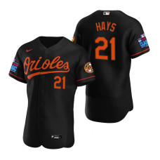 Baltimore Orioles Austin Hays Black 2022 Little League Classic Authentic Jersey