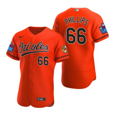 Baltimore Orioles Brett Phillips Authentic Orange 2022 Little League Classic Jersey