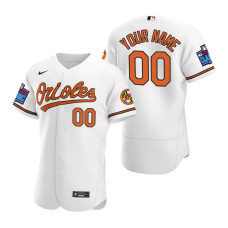 Baltimore Orioles Custom Authentic White 2022 Little League Classic Jersey