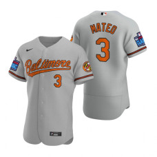 Baltimore Orioles Jorge Mateo Gray 2022 Little League Classic Authentic Jersey