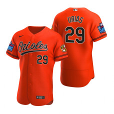 Baltimore Orioles Ramon Urias Authentic Orange 2022 Little League Classic Jersey