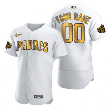 San Diego Padres Custom White Gold 2022 MLB All-Star Game Jersey