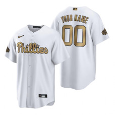 Philadelphia Phillies Custom White 2022 MLB All-Star Game Replica Jersey