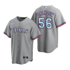 Texas Rangers Kole Calhoun Gray 2022 Father's Day Replica Jersey