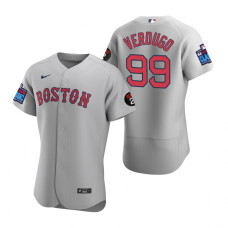 Alex Verdugo Boston Red Sox Gray 2022 Little League Classic Authentic Jersey
