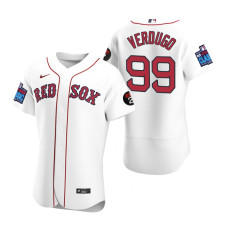 Boston Red Sox Alex Verdugo White 2022 Little League Classic Authentic Jersey