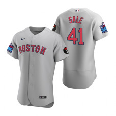 Boston Red Sox Chris Sale Authentic Gray 2022 Little League Classic Jersey