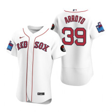 Boston Red Sox Christian Arroyo White 2022 Little League Classic Authentic Jersey
