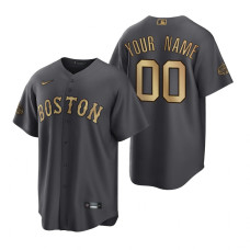 Boston Red Sox Custom Charcoal 2022 MLB All-Star Game Replica Jersey