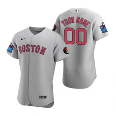Boston Red Sox Custom Authentic Gray 2022 Little League Classic Jersey