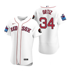 Boston Red Sox David Ortiz White 2022 Little League Classic Authentic Jersey