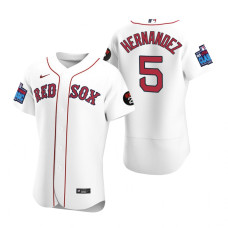 Boston Red Sox Enrique Hernandez White 2022 Little League Classic Authentic Jersey