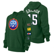 Colorado Rockies Randal Grichuk Green 2022 City Connect Pullover Hoodie