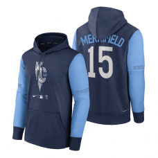 Kansas City Royals Whit Merrifield Navy 2022 City Connect Pullover Hoodie