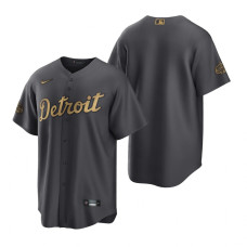 Detroit Tigers Custom Charcoal 2022 MLB All-Star Game Replica Jersey
