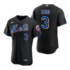 Men's New York Mets Tomas Nido Black 2022 Authentic Alternate Jersey