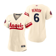 Women's Los Angeles Angels Anthony Rendon Cream 2022 City Connect Replica Jersey
