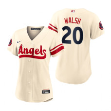 Women's Los Angeles Angels Jared Walsh Cream 2022 City Connect Replica Jersey