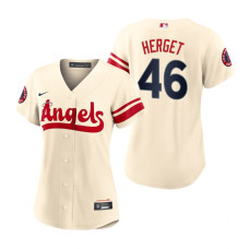Women's Los Angeles Angels Jimmy Herget Cream 2022 City Connect Replica Jersey