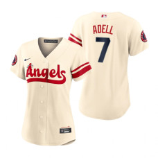 Women's Los Angeles Angels Jo Adell Cream 2022 City Connect Replica Jersey